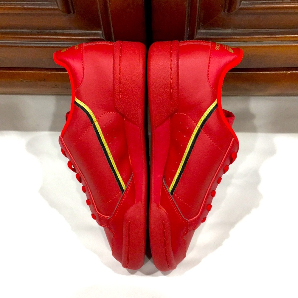 ❤️ ADIDAS ❤️ RARE COLLECTION GORGEOUS RED SPORTS SHOES . - Picture 7 of 9